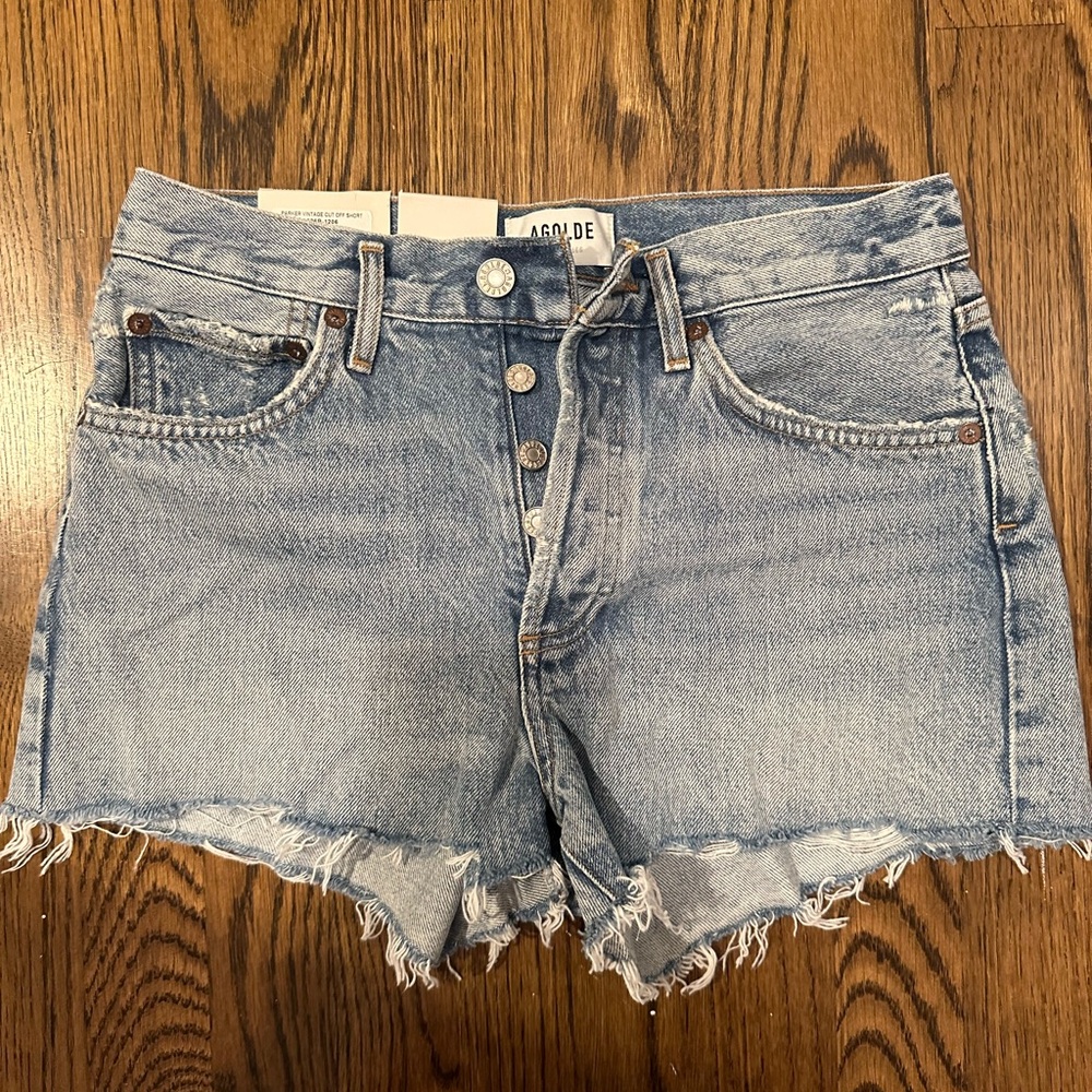 NWT AGOLDE Parker Jean shorts